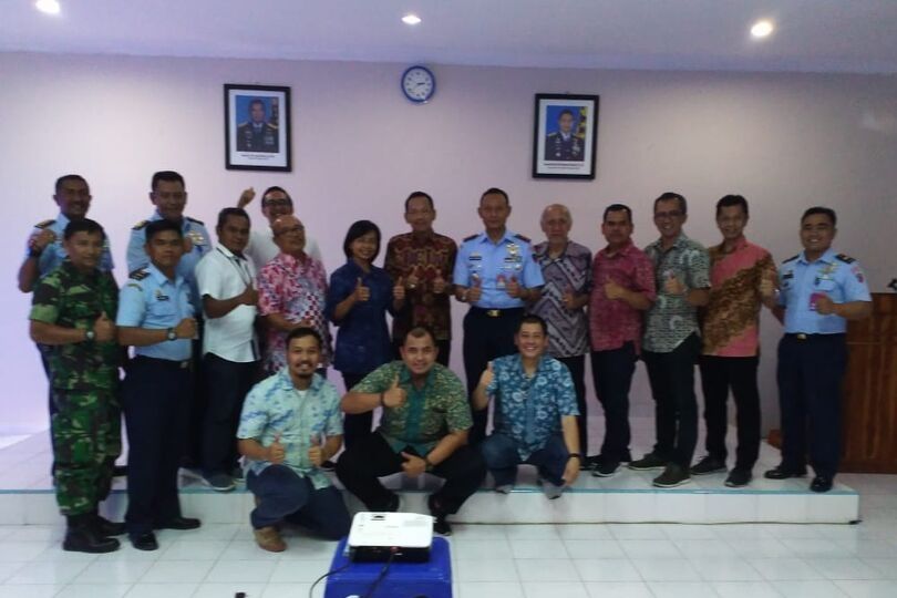 Pertemuan ATSI dengan Komandan Pangkalan TNI AU El Tari Kupang