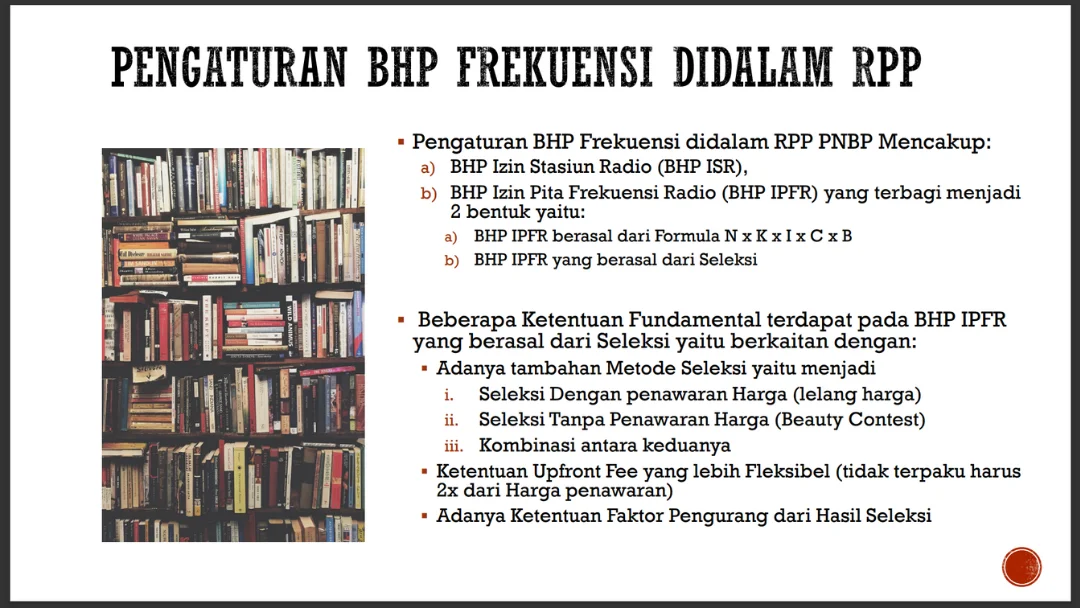 Pengaturan BHP Frekuensi