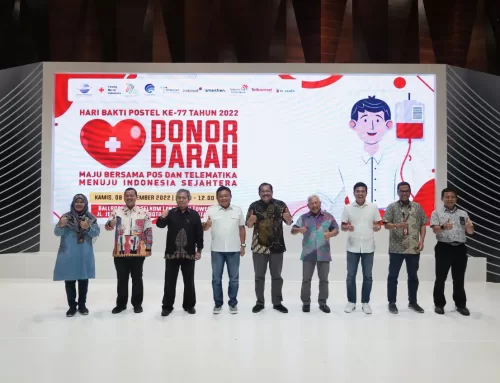 Donor Darah Hari Bakti Postel Ke-77 Tahun 2022